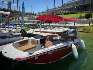 Boat Attached To A Dock