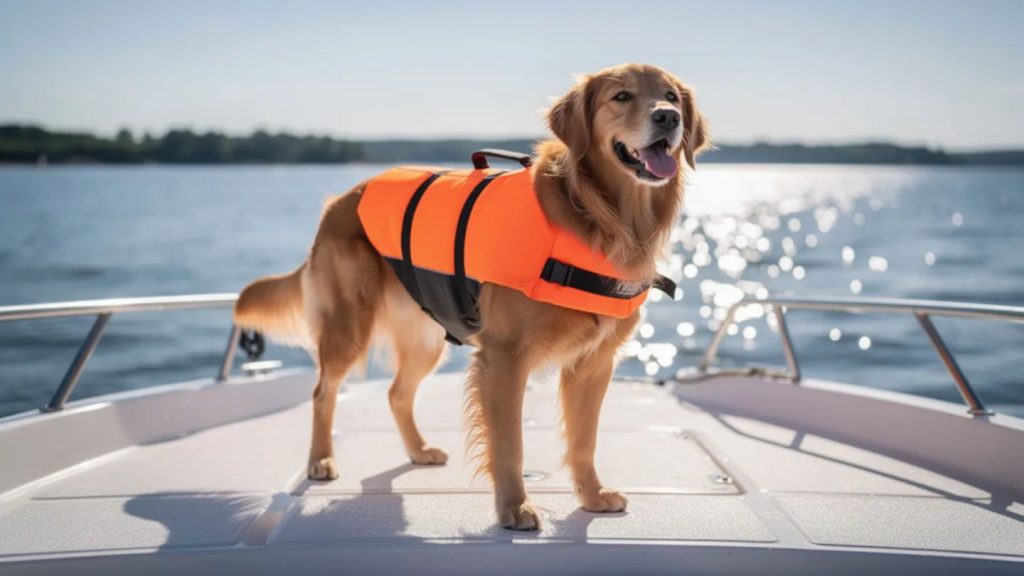 Bringing Pets Along on a Rental Pontoon